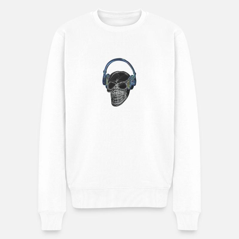 horrorcontest - Männer Premium Bio Pullover - Weiß