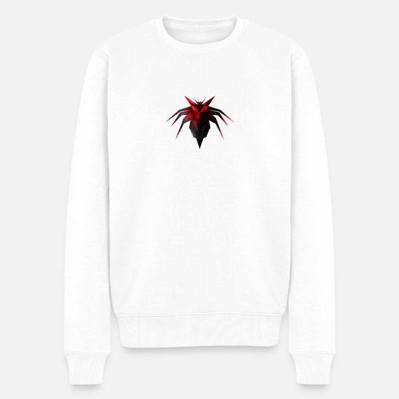 araignée - Pull Premium bio Homme - blanc