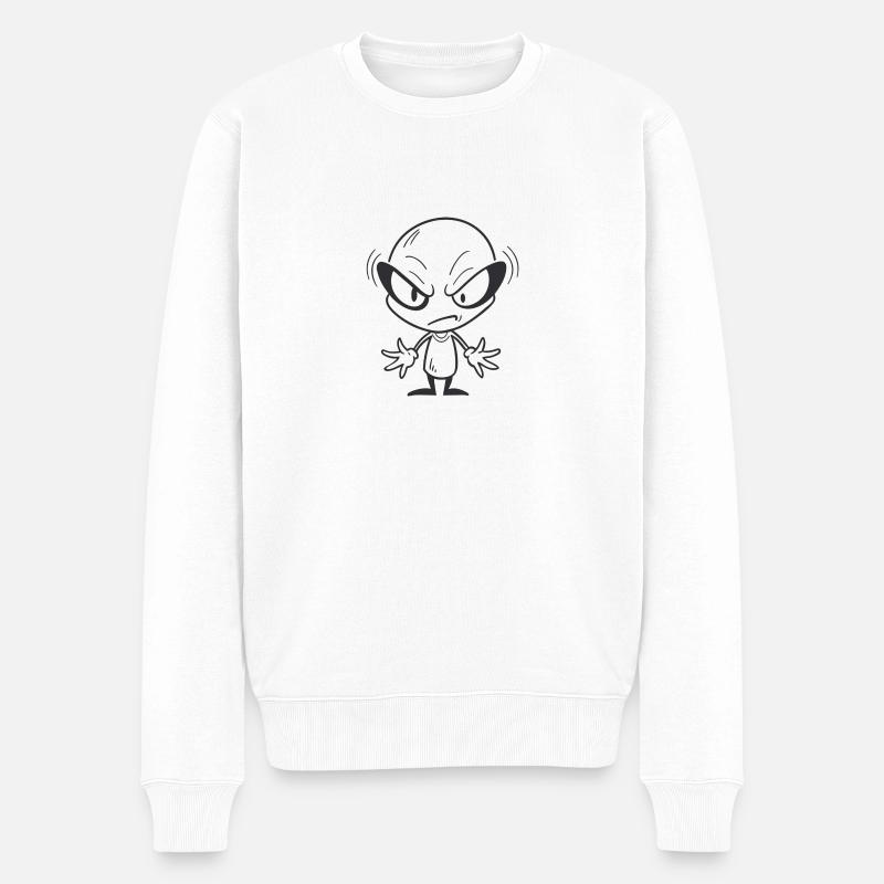 Alien - Pull Premium bio Homme - blanc