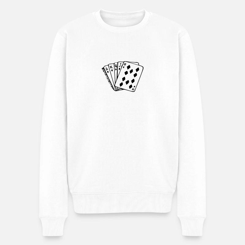 pont - Pull Premium bio Homme - blanc