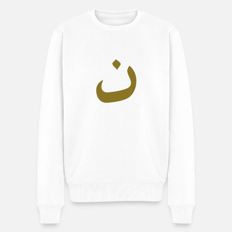 We Are N - Männer Premium Bio Pullover - Weiß