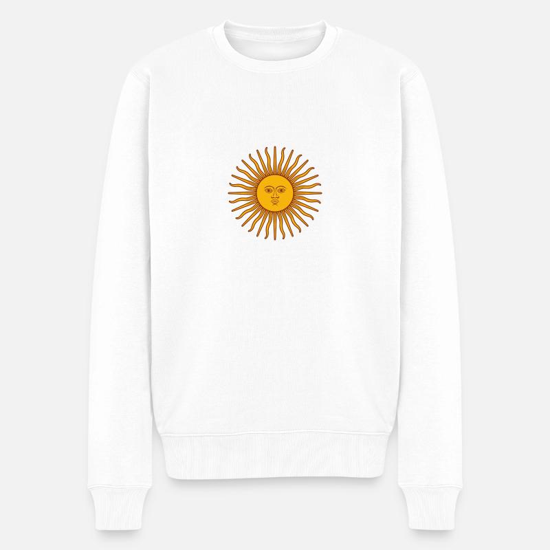 soleil éblouissant - Pull Premium bio Homme - blanc