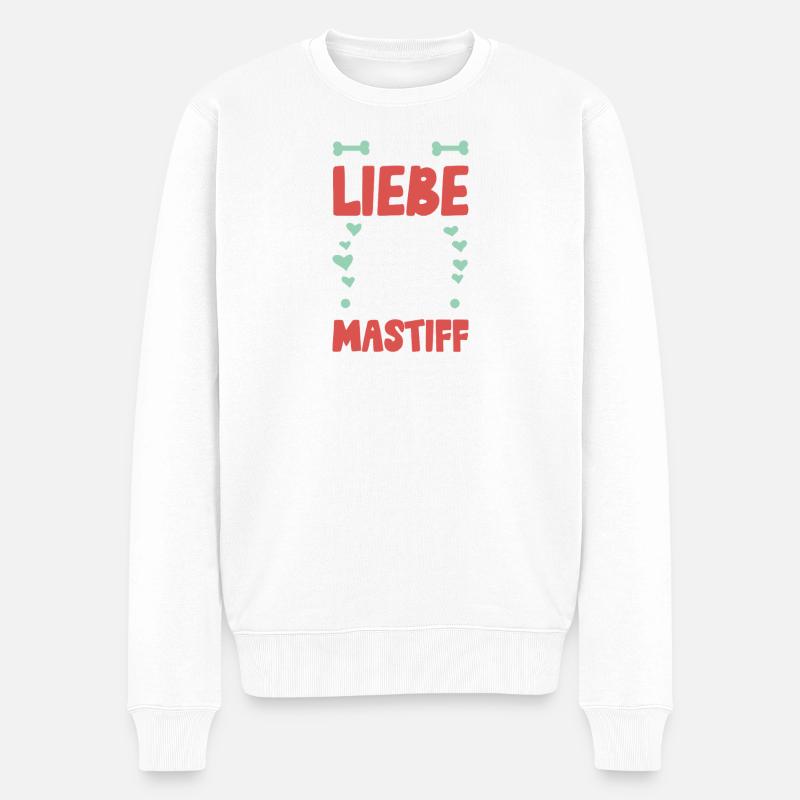 J’adore mon Mastiff - Pull Premium bio Homme - blanc