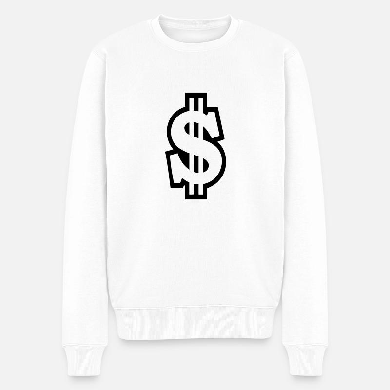 dollar - Pull Premium bio Homme - blanc