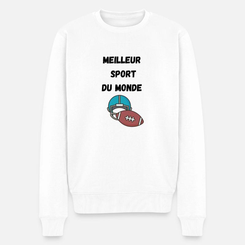 Best sport - Pull Premium bio Homme - blanc