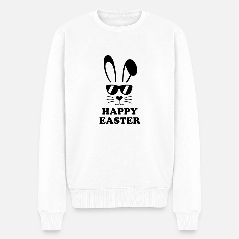 Joyeuses Pâques - Pull Premium bio Homme - blanc
