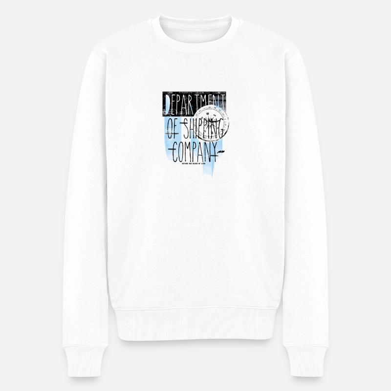 shirt,design,t-shirt - Männer Premium Bio Pullover - Weiß