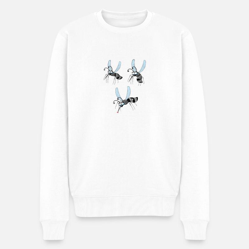 Mosqui 20 - Pull Premium bio Homme - blanc