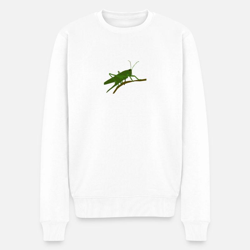 heusch 1 - Männer Premium Bio Pullover - Weiß