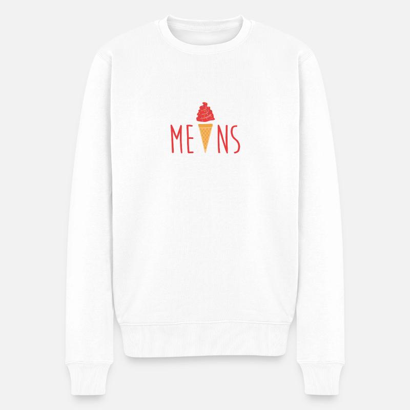 MINE - Pull Premium bio Homme - blanc