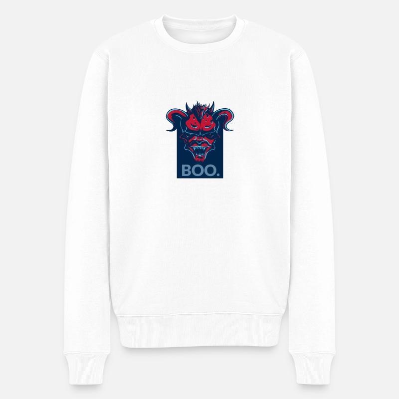 boo. - Pull Premium bio Homme - blanc