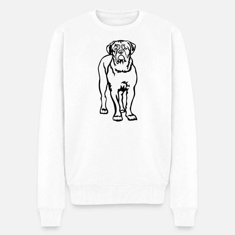 Dogue de Bordeaux - Pull Premium bio Homme - blanc