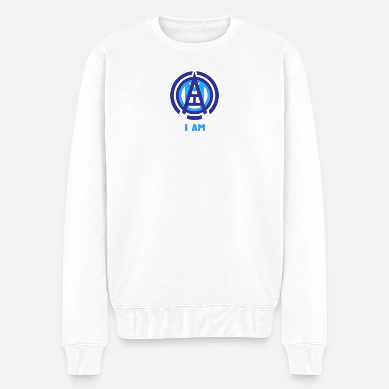 Symbole de JE - Pull Premium bio Homme - blanc