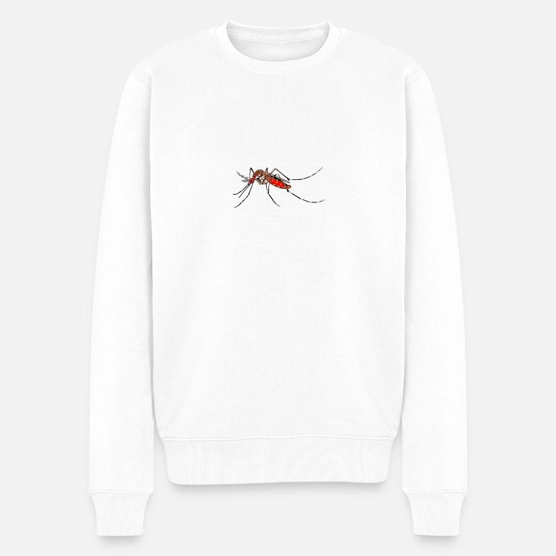 Mosqui 2 - Pull Premium bio Homme - blanc