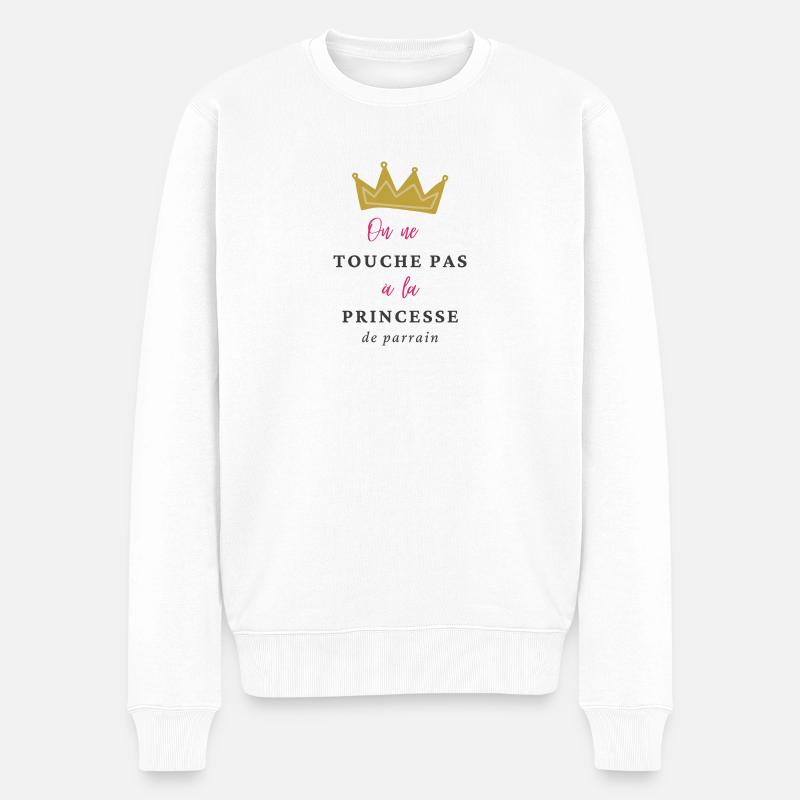 Princesse de parrain - Pull Premium bio Homme - blanc