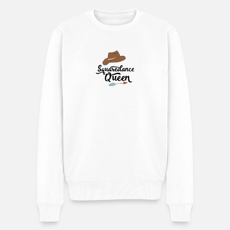 squardance - Pull Premium bio Homme - blanc