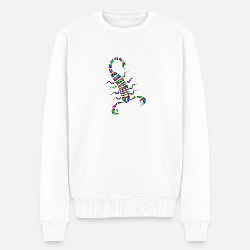 skorp 7 - Männer Premium Bio Pullover - Weiß