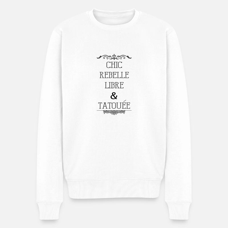 tattoo 53 - Pull Premium bio Homme - blanc