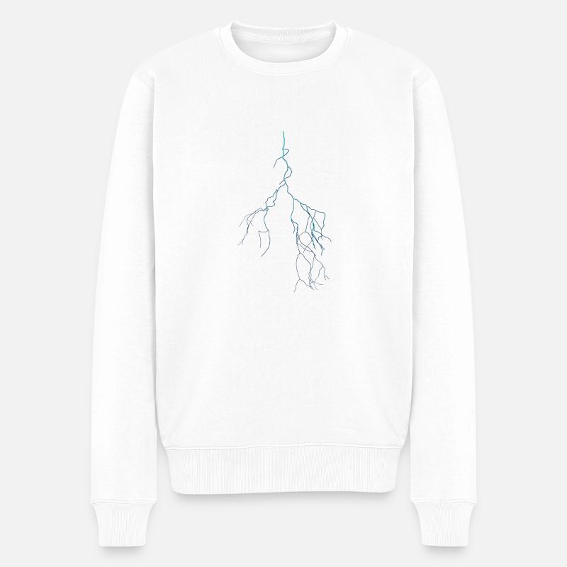 Flash PNG - Pull Premium bio Homme - blanc