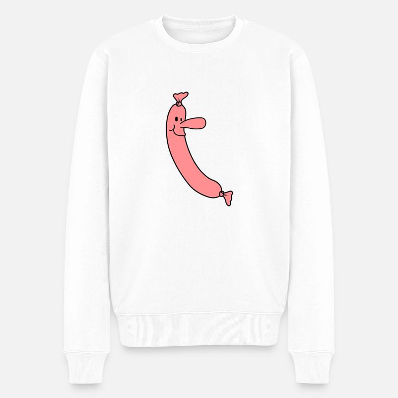 Sausage Man - Pull Premium bio Homme - blanc