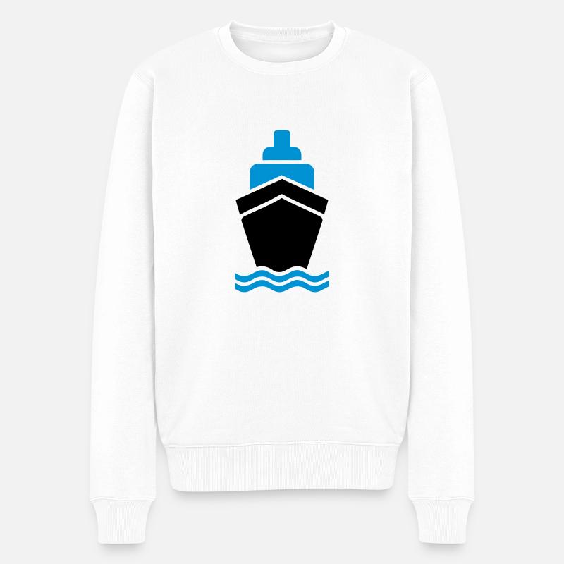 Bateau - Pull Premium bio Homme - blanc