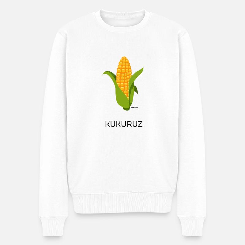 Kukuruz - Pull Premium bio Homme - blanc