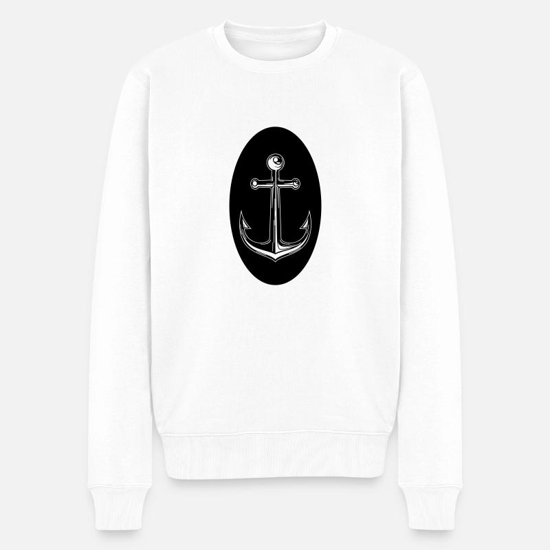 Ancre - Pull Premium bio Homme - blanc