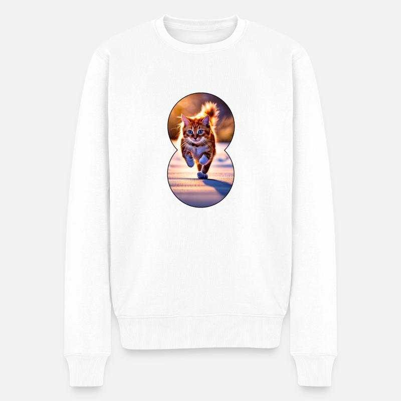 Course à pied cat 5 - Pull Premium bio Homme - blanc