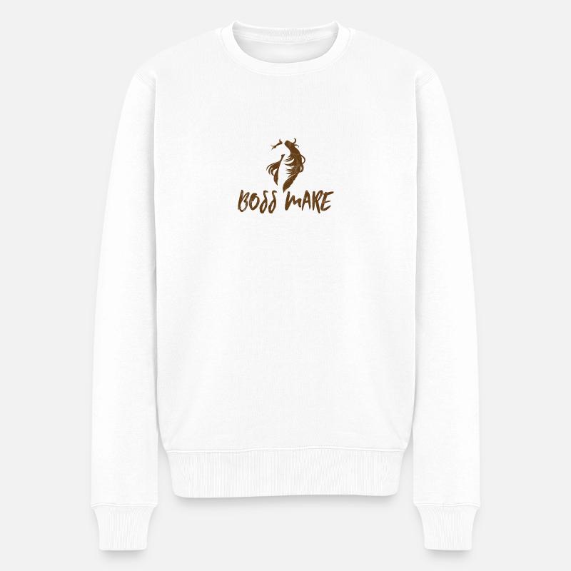 Équitation, équestre, poney, cadeau cheval, équitation - Pull Premium bio Homme - blanc