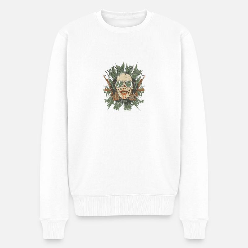 propagande - Pull Premium bio Homme - blanc