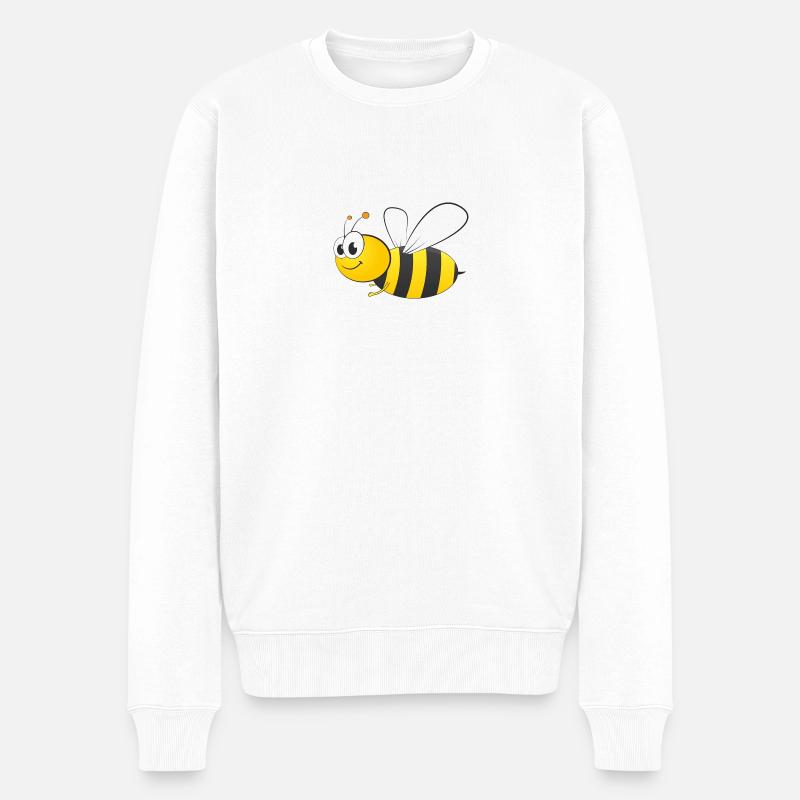 93 bie - Pull Premium bio Homme - blanc