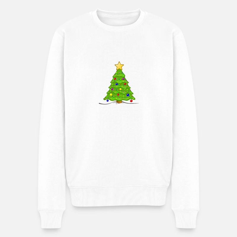 christma S553 - Pull Premium bio Homme - blanc