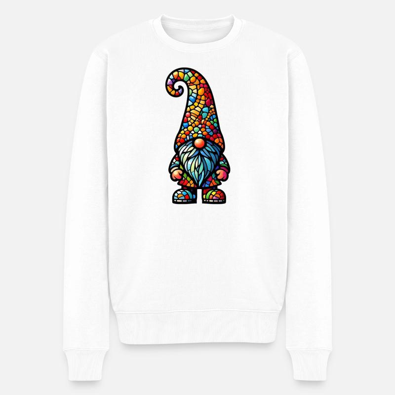 Gnome - Pull Premium bio Homme - blanc