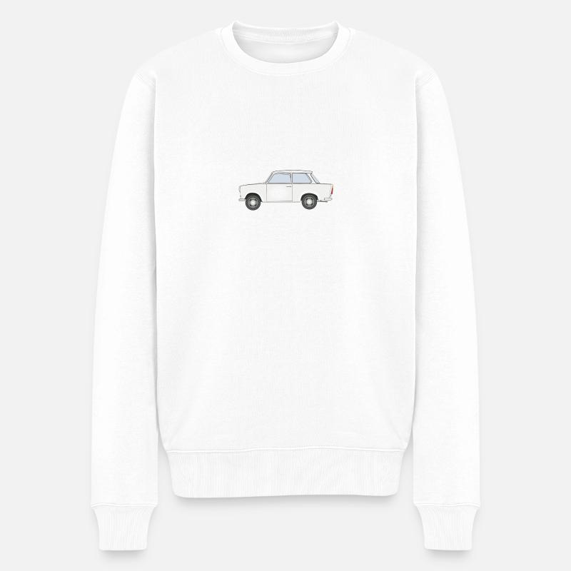 satellite - Pull Premium bio Homme - blanc