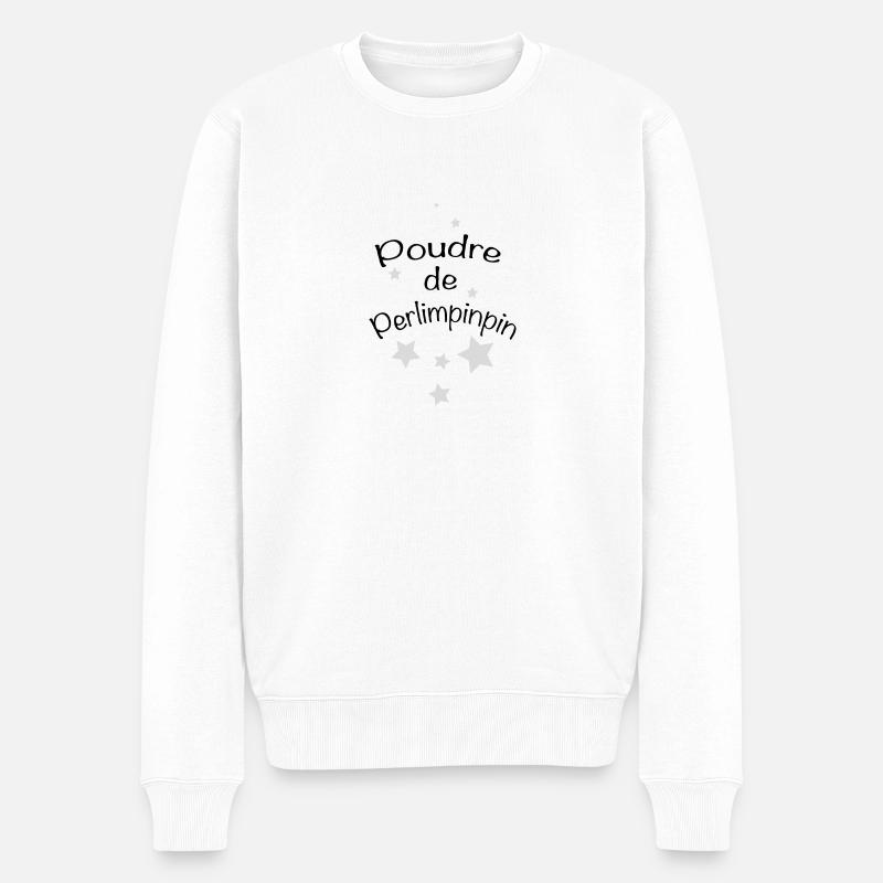 Poudre de perlimpinpin - Pull Premium bio Homme - blanc