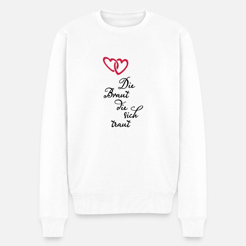 La mariée qui ose - Pull Premium bio Homme - blanc