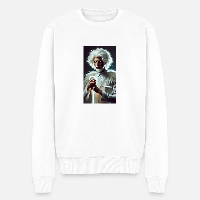 Ange - Pull Premium bio Homme - blanc