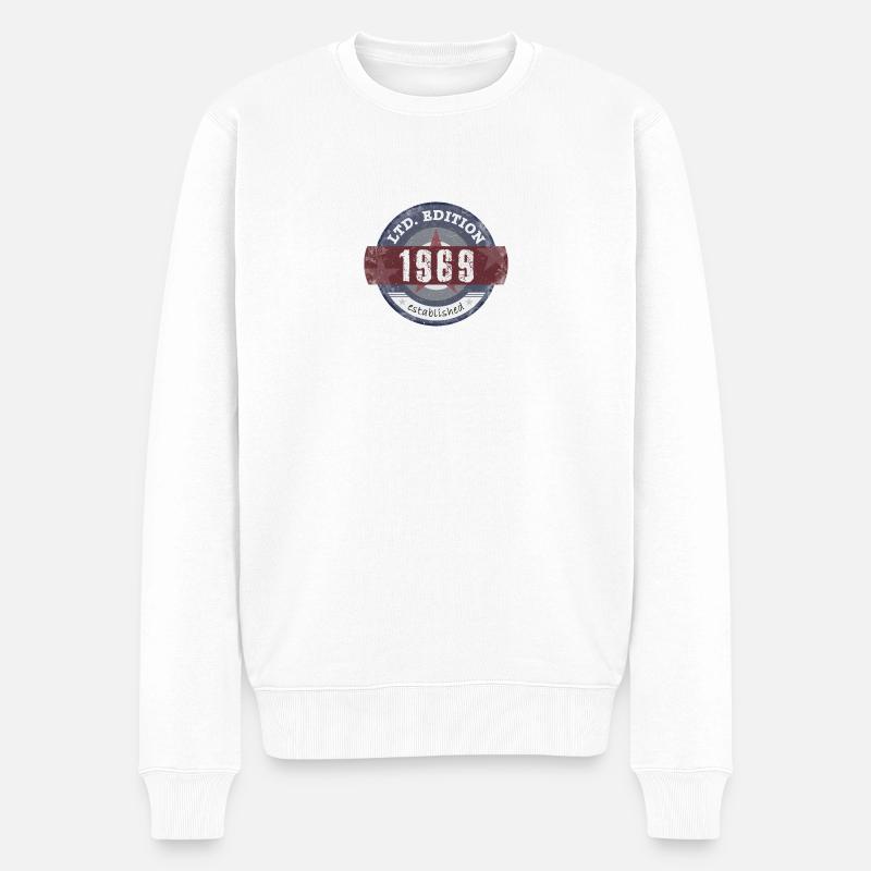 LtdEdition 1969 - Pull Premium bio Homme - blanc