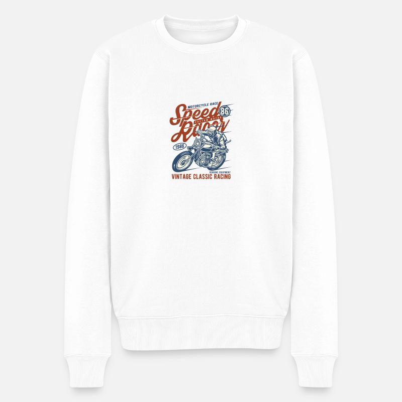 Speed Racer 2 2 - Pull Premium bio Homme - blanc