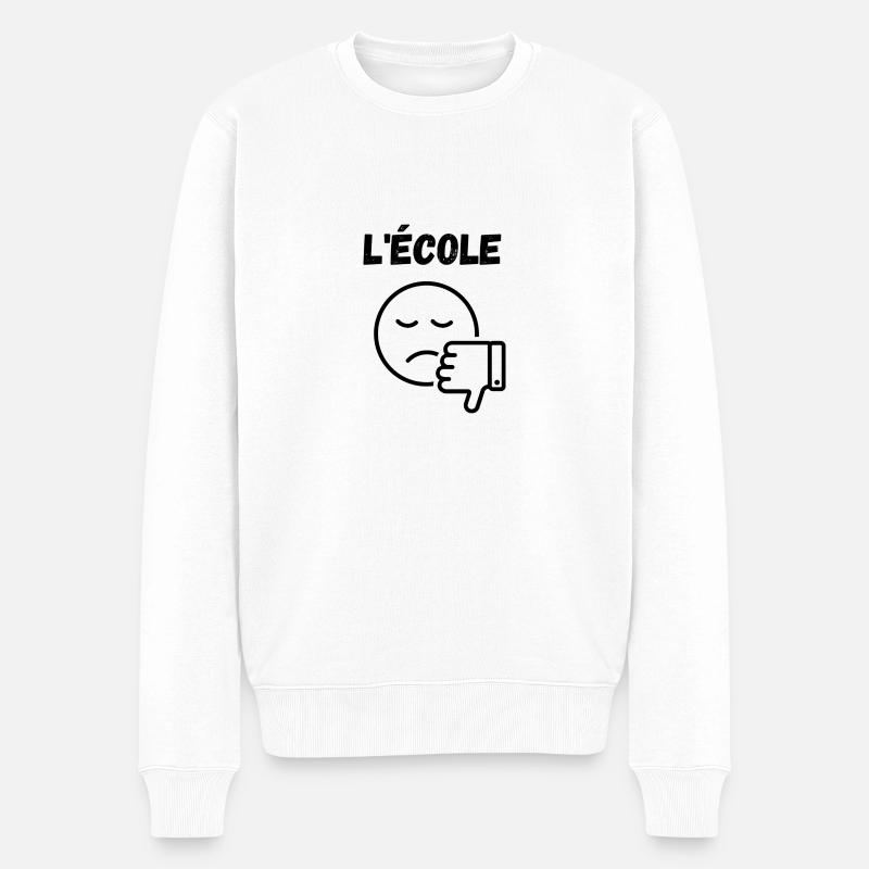 Best sport - Pull Premium bio Homme - blanc