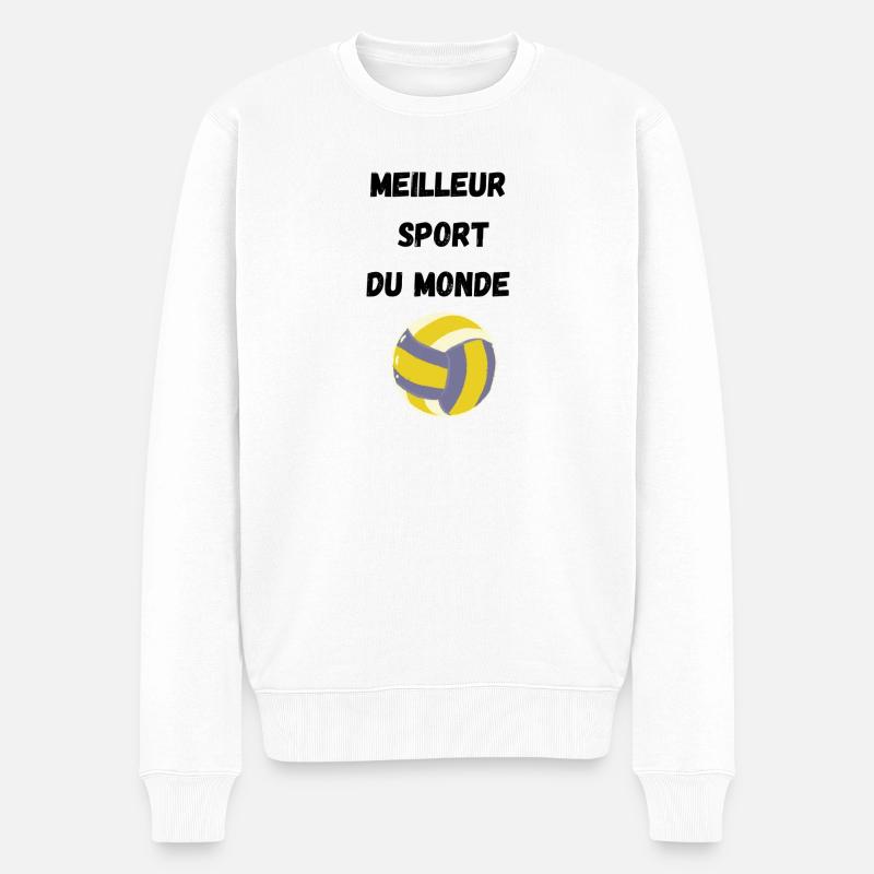 Best sport - Pull Premium bio Homme - blanc