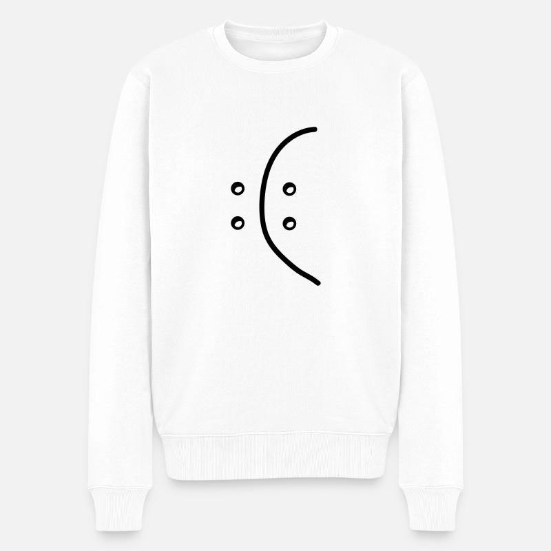 bipolar - Männer Premium Bio Pullover - Weiß