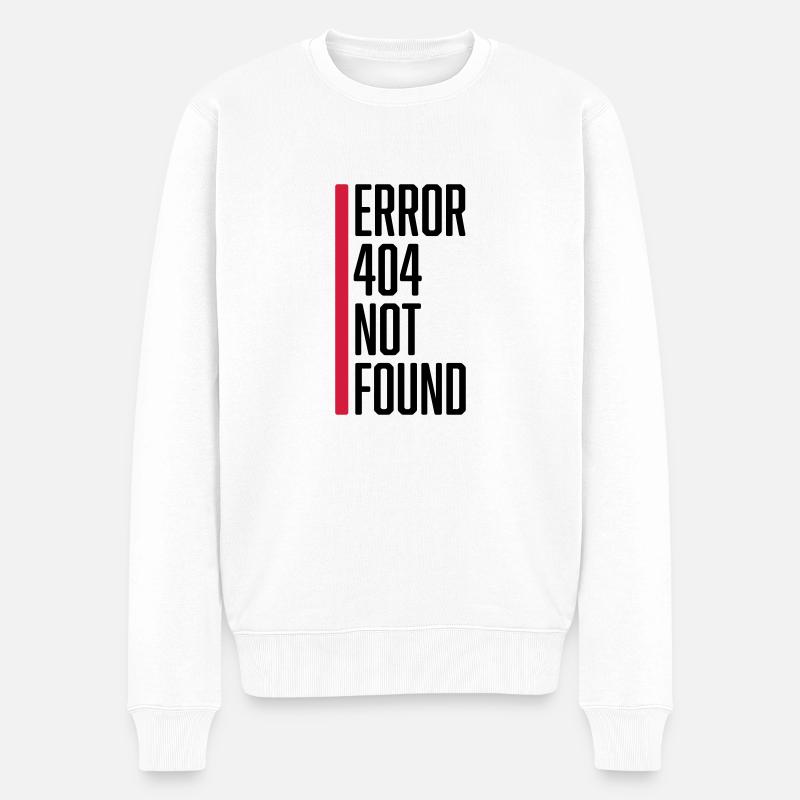 Erreur 404 introuvable - Pull Premium bio Homme - blanc