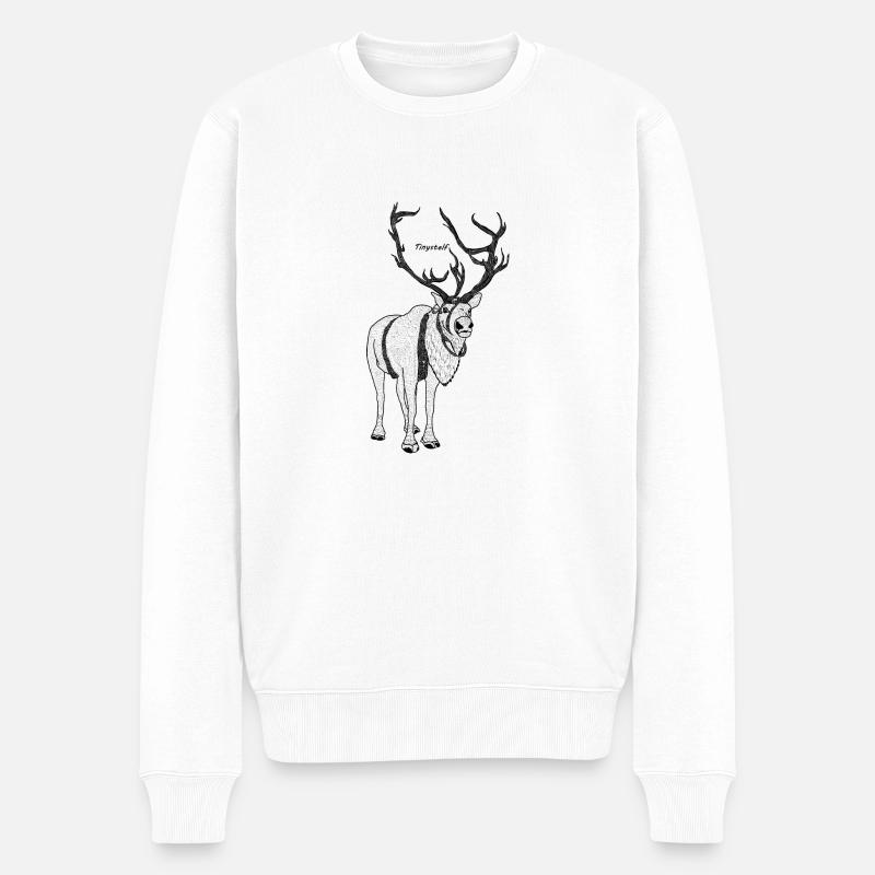 renne - Pull Premium bio Homme - blanc