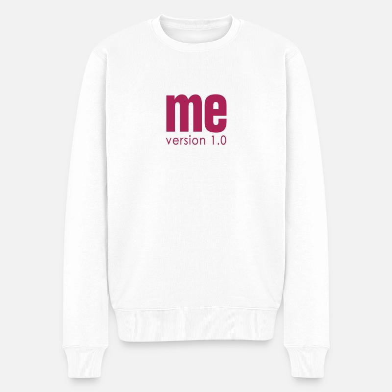 me version 1 - Pull Premium bio Homme - blanc