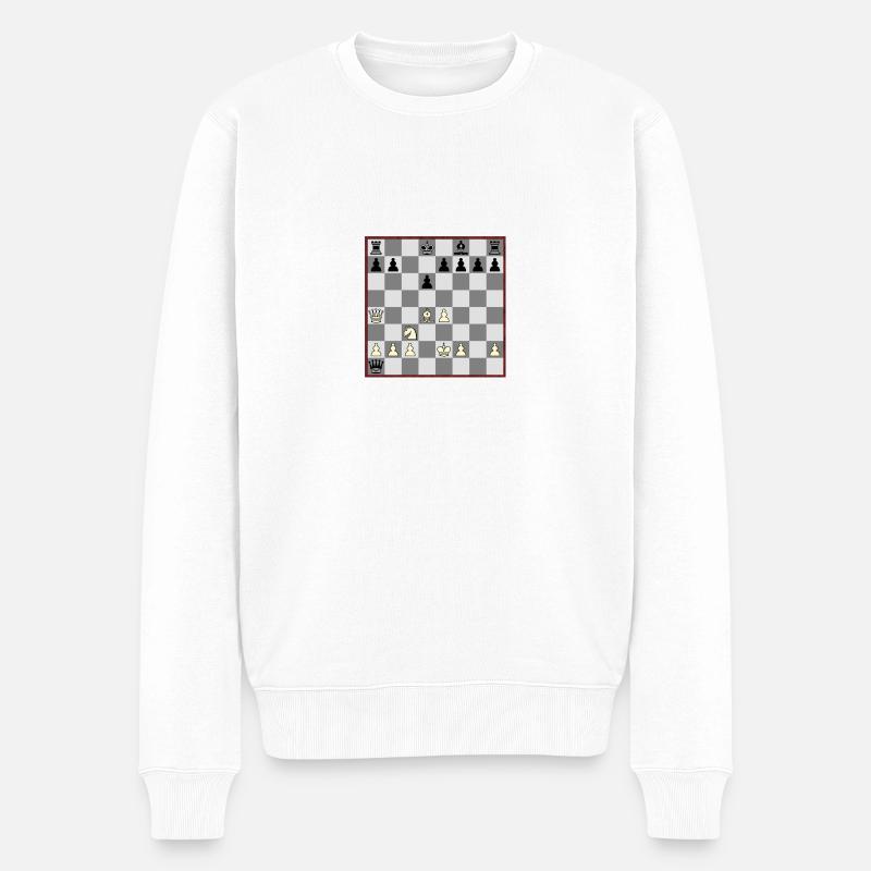 Matt in15 - Männer Premium Bio Pullover - Weiß