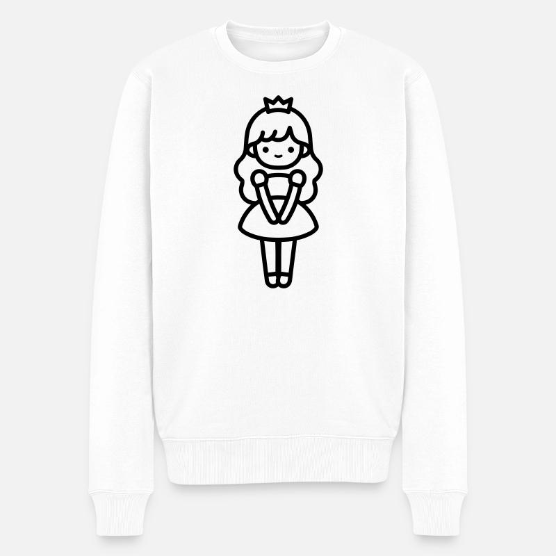 princesse - Pull Premium bio Homme - blanc