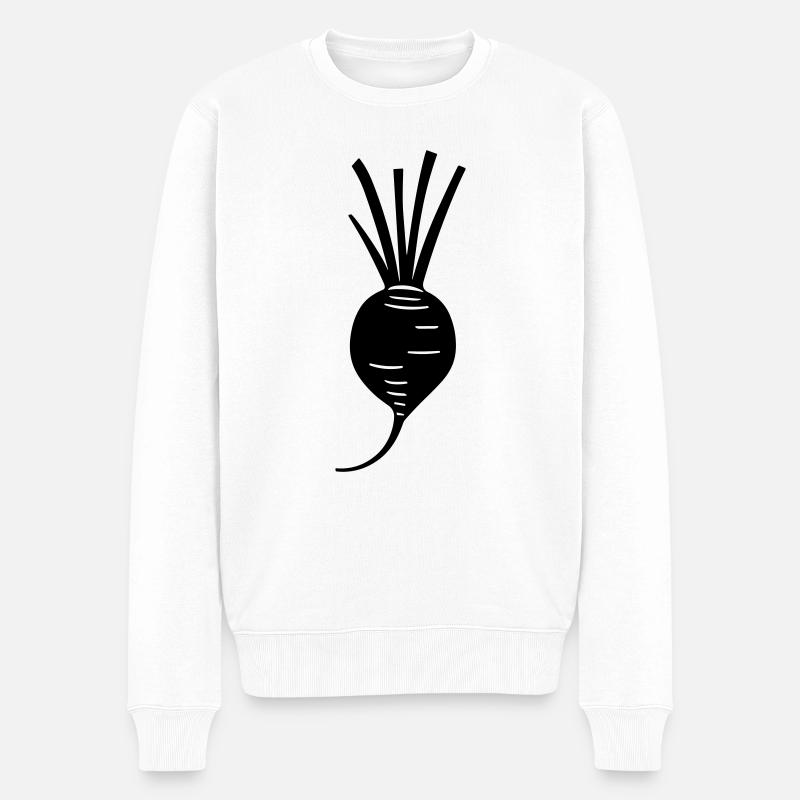 Betterave - Pull Premium bio Homme - blanc