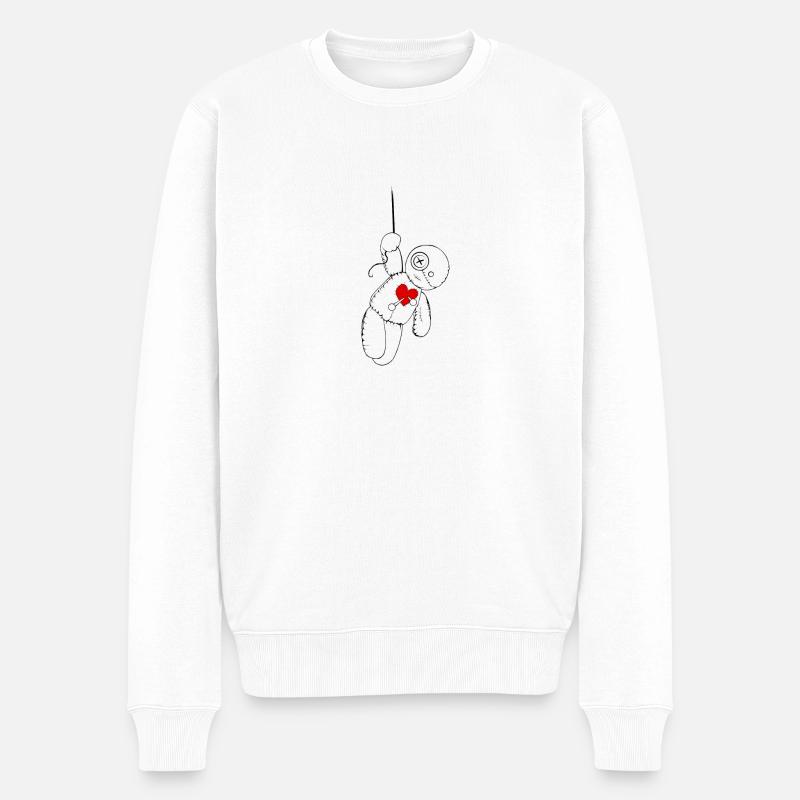 voodoo doll - Pull Premium bio Homme - blanc
