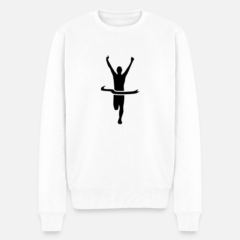 Gagnant - Pull Premium bio Homme - blanc